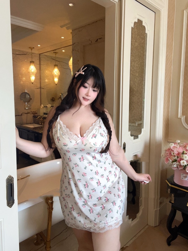 여성용 섹시한 플러스 사이즈 란제리, 신축성 있는 민소 - Babydoll Chemise Night 리뷰 및 가격