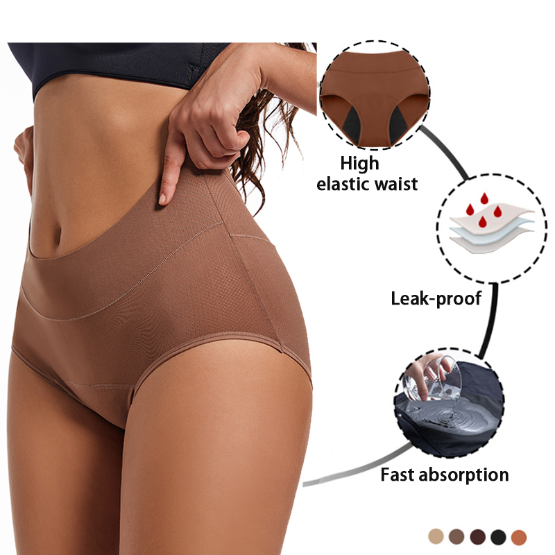 5개입 여성 생리 팬티, 양 많은 생리용 팬티, 4중  - Period Panty Absorbent 리뷰 및 가격